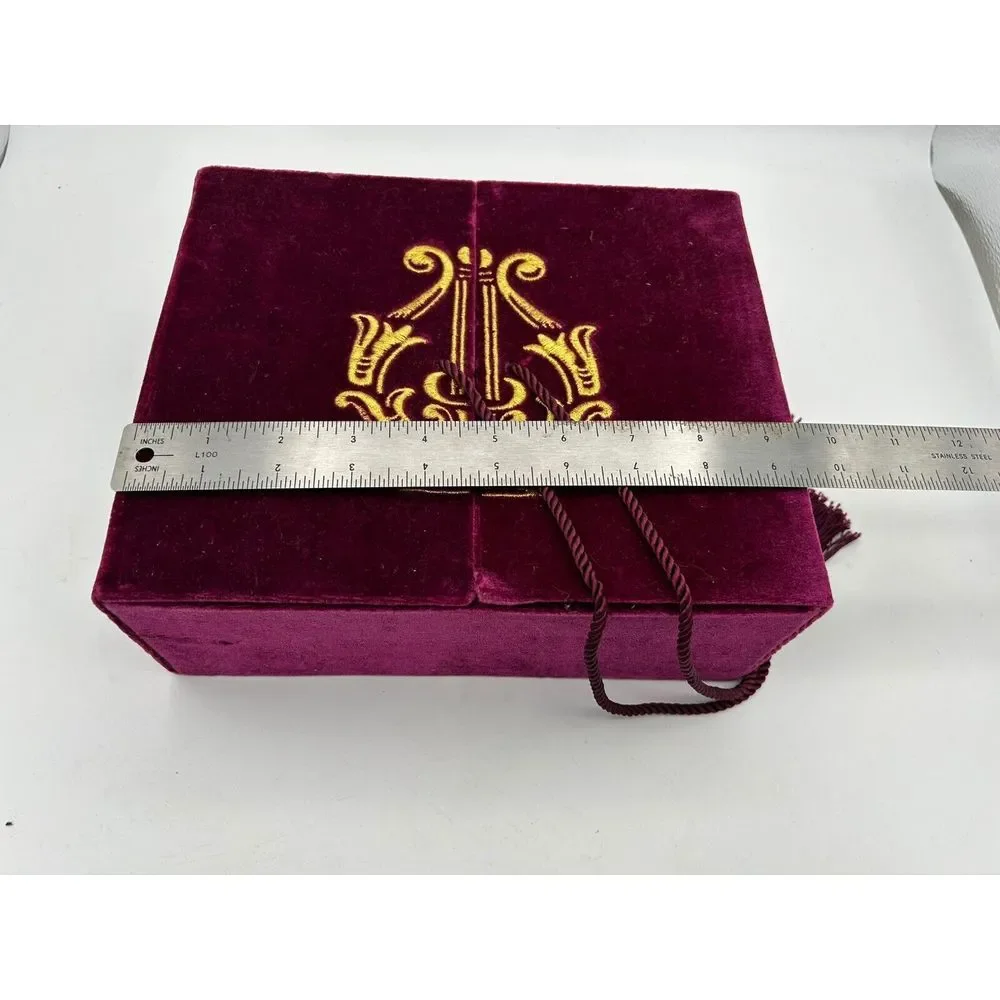 Vintage BAL A VERSAILLES Gift Set Velvet Box - No Product. Box For Display Only